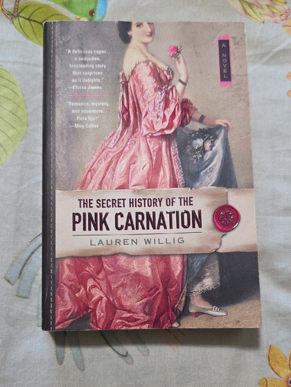 The Secret History of the Pink Carnation by Lauren Willig - Pink Cover